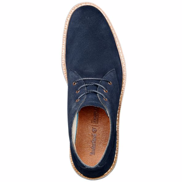 timberland mens naples trail oxford shoes navy